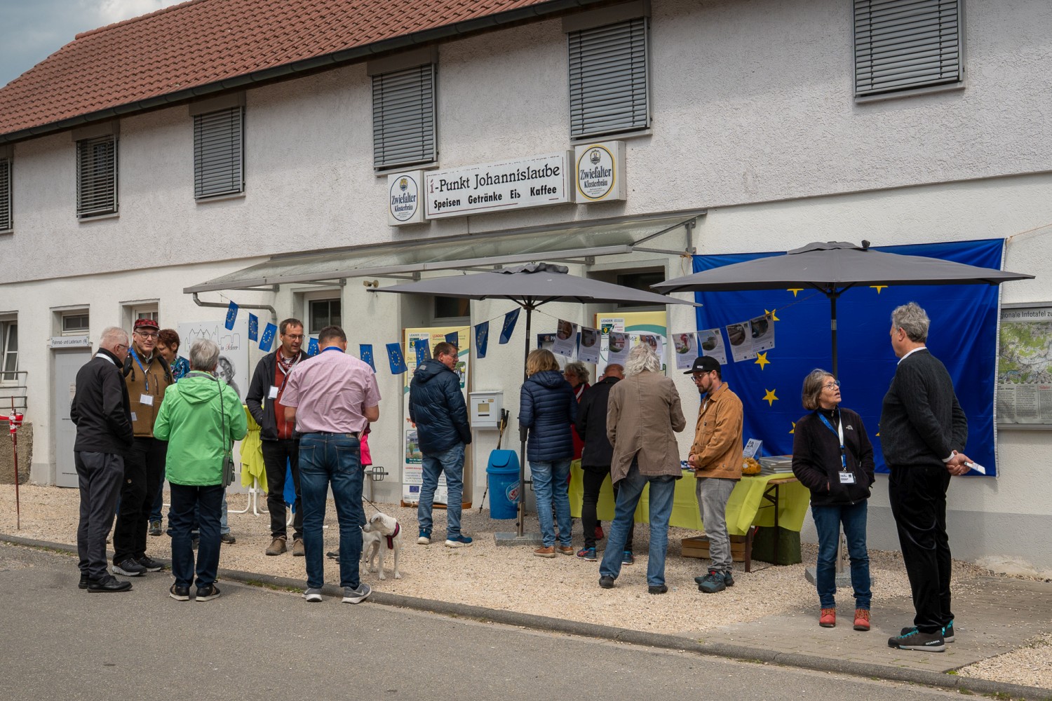 Infostand der LEADER-Aktionsgruppe Oberschwaben